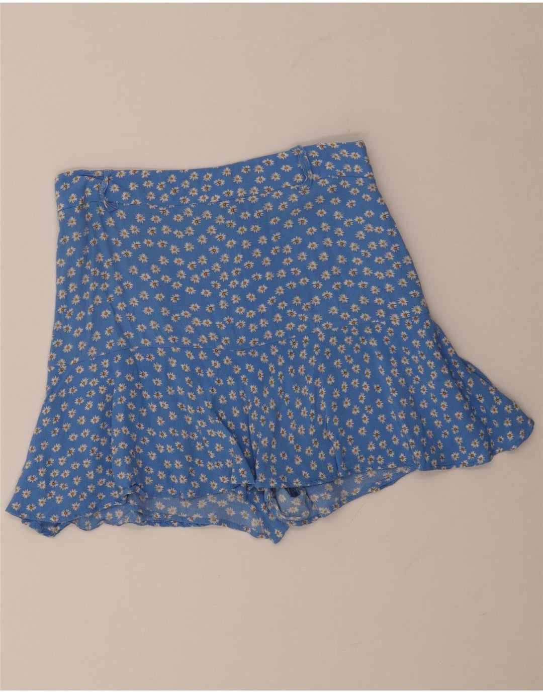 Zara Γυναικεία Μίνι Φούστα Medium W28 Blue Floral Viscose