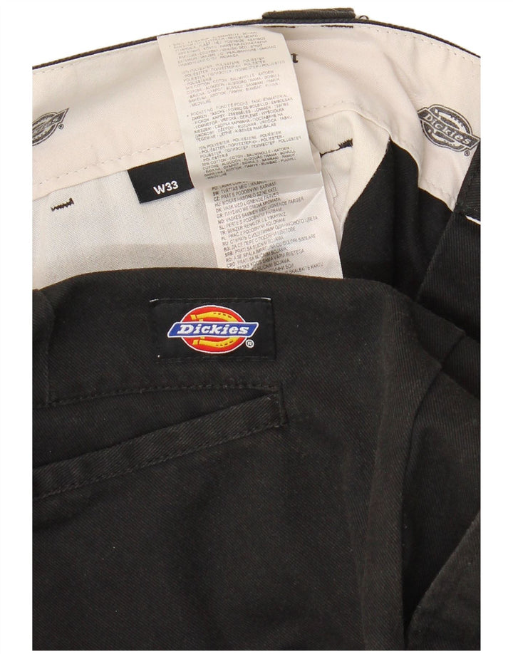 Ανδρικό σορτς Chino Dickies Slim Fit W33 μεγάλο μαύρο πολυεστέρα