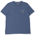 Ανδρικό γραφικό T-Shirt Fat Face Top μεγάλο μπλε βαμβακερό