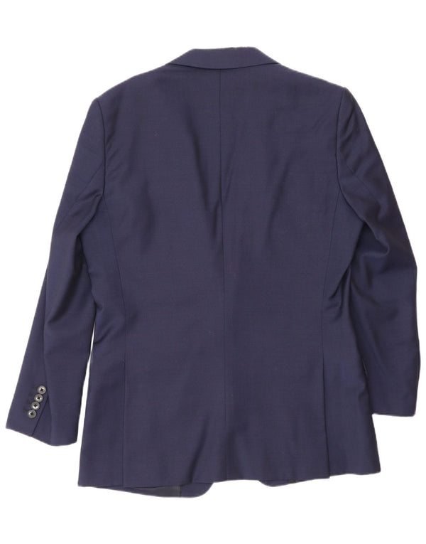 Reiss Ανδρικό σακάκι σακάκι με 1 κουμπί UK 38 Medium Navy Blue Wool