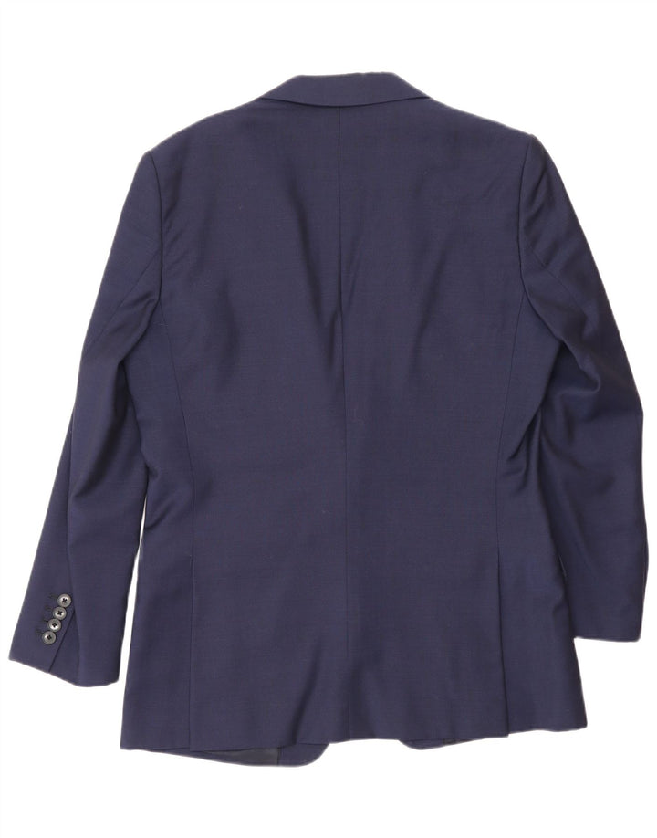 Reiss Ανδρικό σακάκι σακάκι με 1 κουμπί UK 38 Medium Navy Blue Wool
