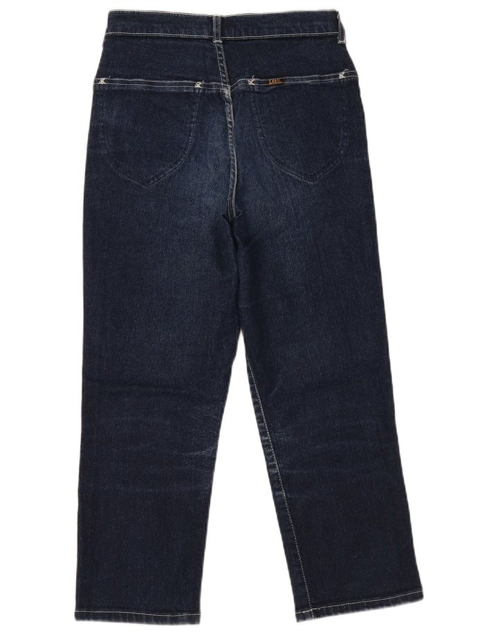 LEE Γυναικείο Τζιν Capri W28 L22 Navy Blue Cotton
