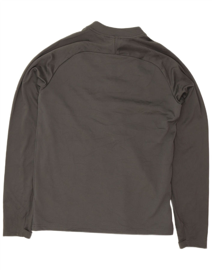 Nike Boys Dri Fit πουλόβερ αθλητική φόρμα 13-14 ετών XL Grey Colourblock