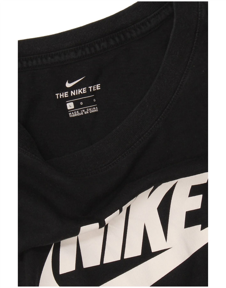 Γυναικείο γραφικό μπλουζάκι NIKE Top UK 16 Large Black