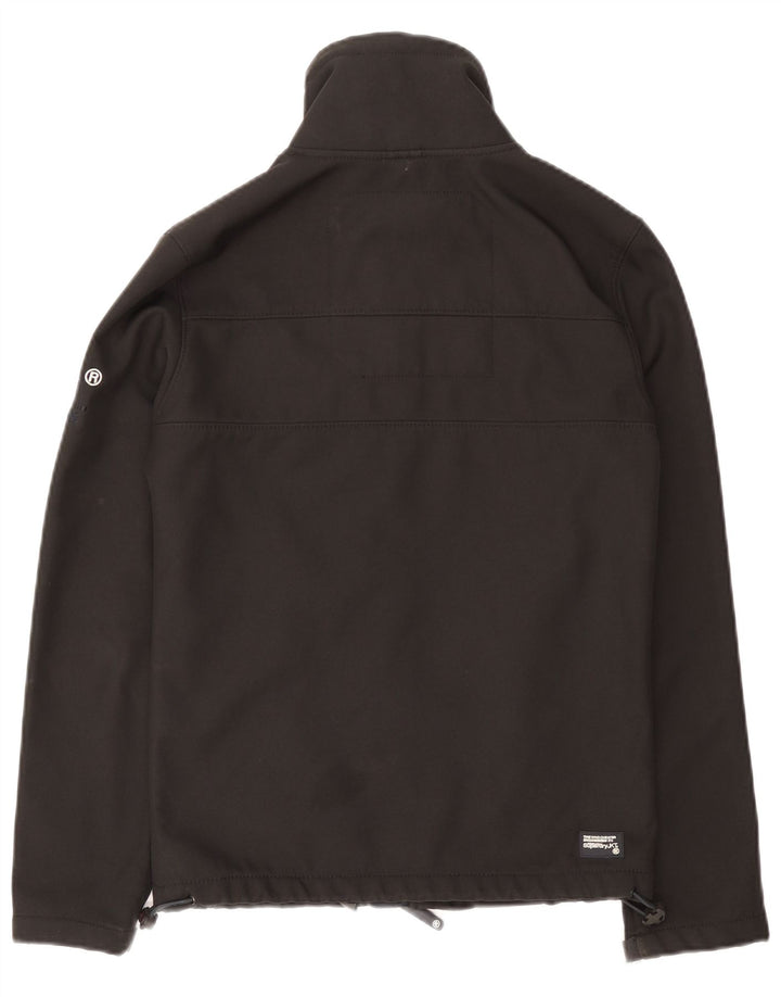 Superdry Ανδρικό Μπουφάν Windtrekker Windbreaker UK 34 XS Μαύρο Πολυεστέρας