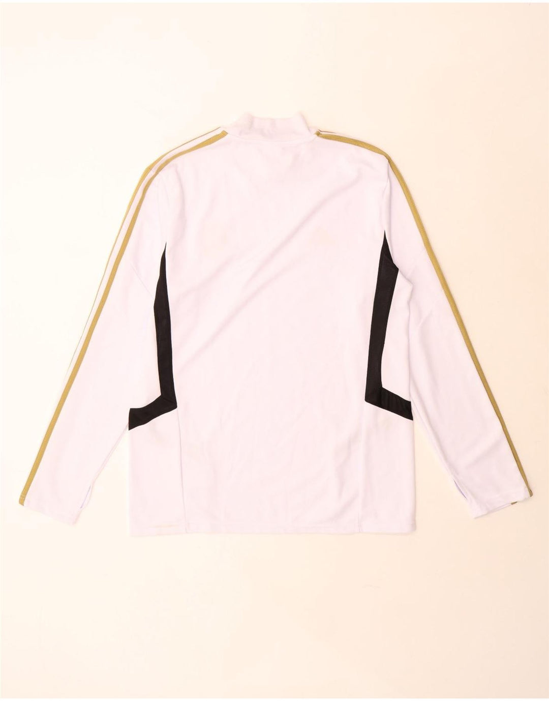 Ανδρικό Adidas Real Madrid Τοπ μακρυμάνικο XL Λευκός πολυεστέρας