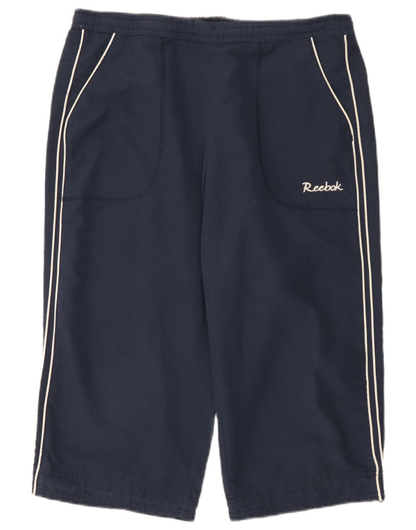 Γυναικείο αθλητικό σορτς βερμούδας Reebok UK 14 Large Navy Blue Polyester