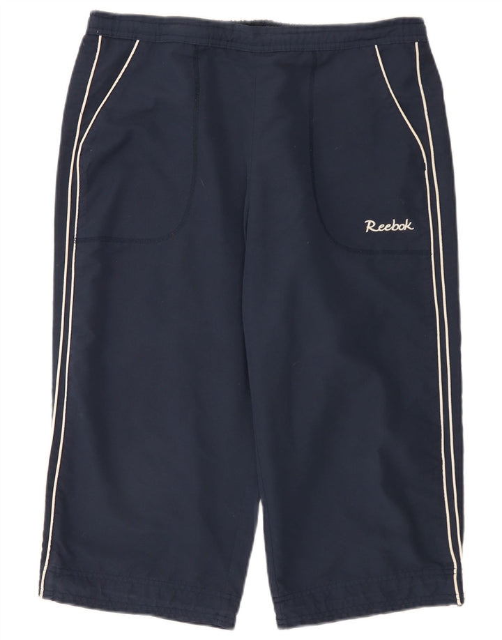Γυναικείο αθλητικό σορτς βερμούδας Reebok UK 14 Large Navy Blue Polyester