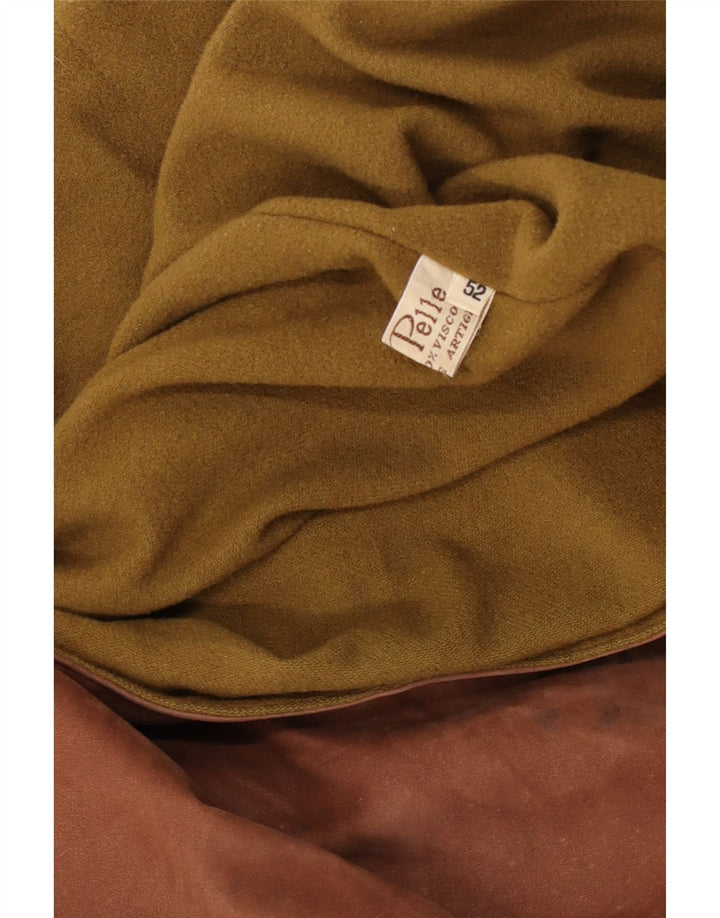 Vintage Ανδρικό Δερμάτινο Μπουφάν IT 52 XL Καφέ Δερμάτινο