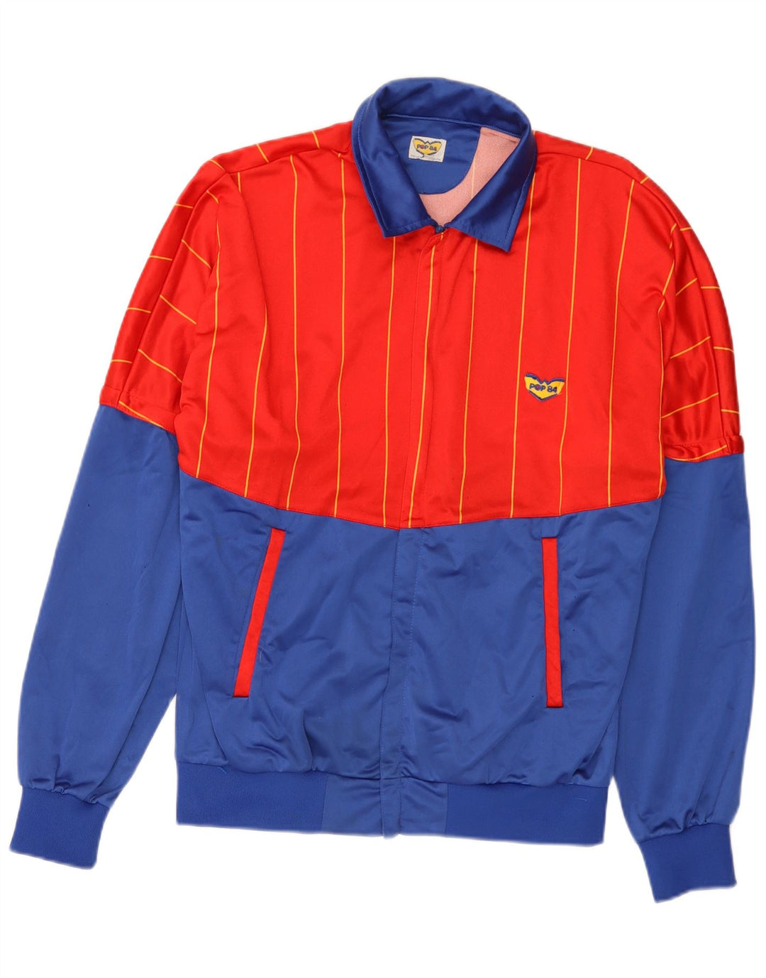 Ανδρική αθλητική φόρμα POP 84 Top Jacket XL Red Colourblock