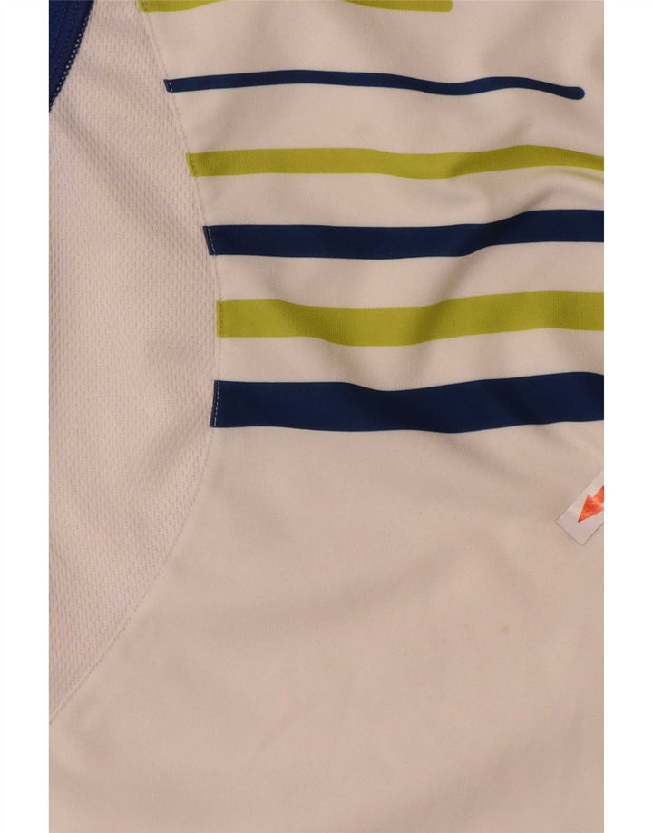Sergio Tacchini Ανδρικό πουκάμισο πόλο με μεγάλο λευκό χρώμα πολυεστέρα