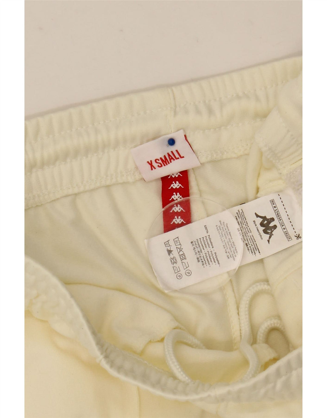 Ανδρική φόρμα γραφικής Kappa Παντελόνι Joggers XS Off White Polyester