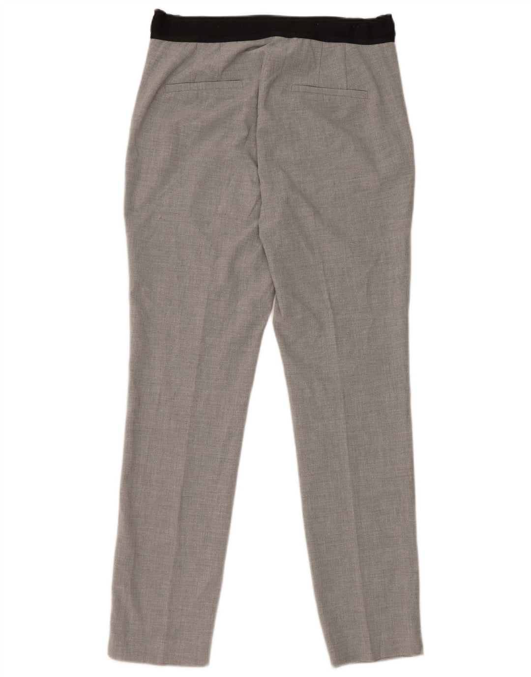 Zara Γυναικείο κωνικό παντελόνι Chino Medium W30 L28 Grey Polyester