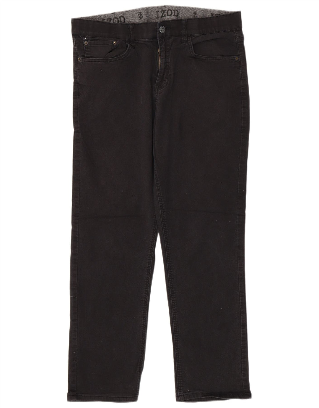 Ανδρικό τζιν IZOD Regular Fit ίσιο W34 L30 μαύρο βαμβακερό