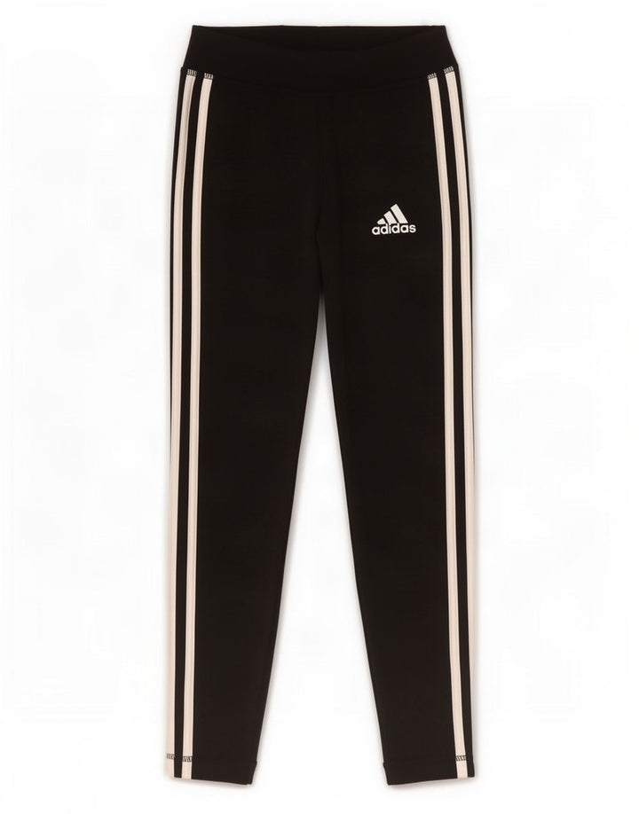 Adidas Girls Climalite κολάν 9-10 ετών μαύρο πολυεστέρα