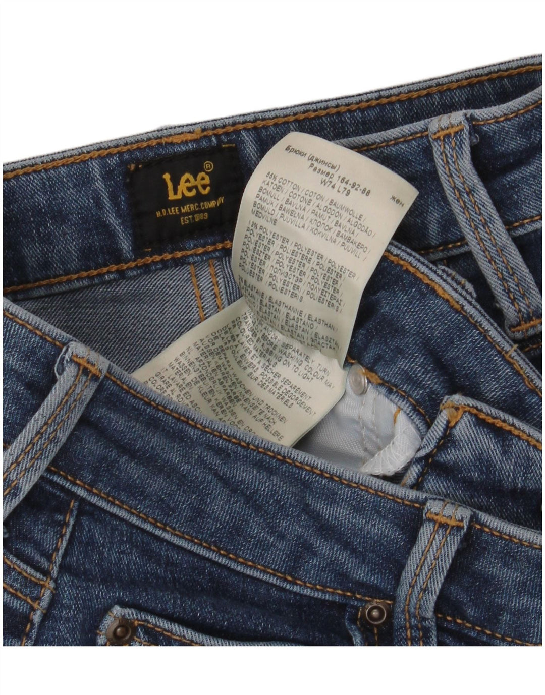 Γυναικείο Skinny Jeans LEE W29 L31 Blue Cotton