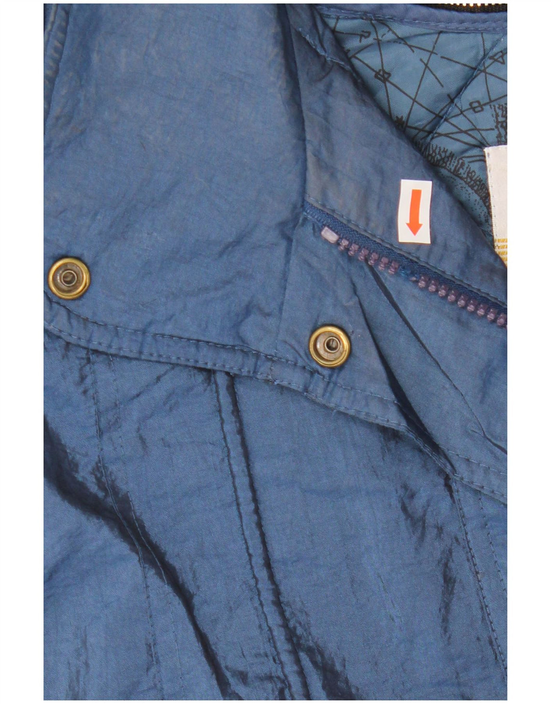 LONDON FOG Γυναικείο υπερμεγέθη τζάκετ αντιανεμικό UK 10 Small Navy Blue