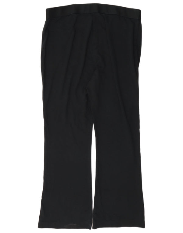 Marks & Spencer Γυναικεία Bootcut Casual Παντελόνι UK 16 Large W34 L28 Black
