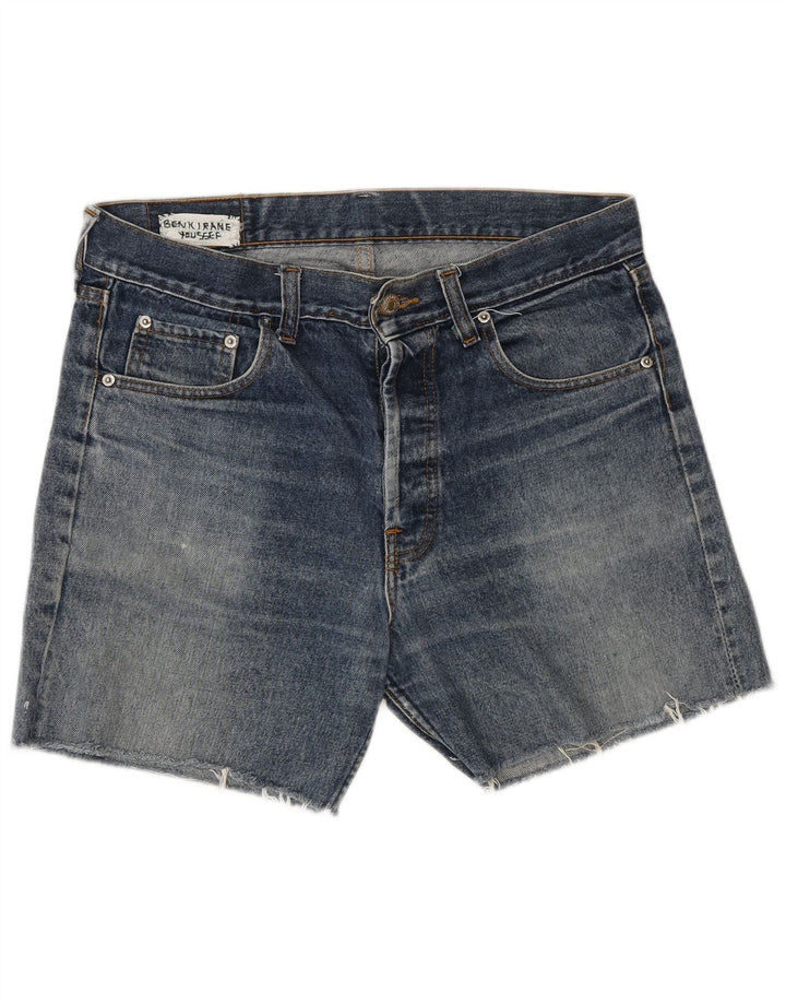 Ανδρικό τζιν σορτς LEVI'S 501 W34 μεγάλο μπλε βαμβακερό