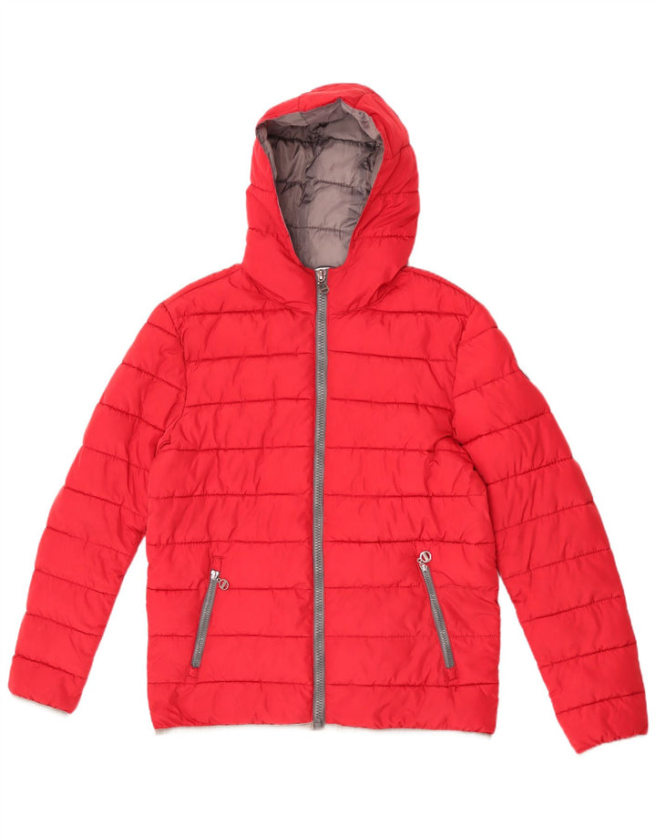 Colmar Boys Hooded Jacket 15-16 Years 2XL Red Polyester