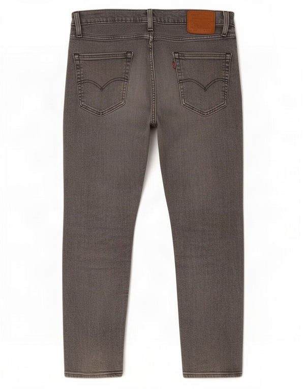 Levi's Mens 502 Tapered Jeans W33 L30 Γκρι βαμβακερό