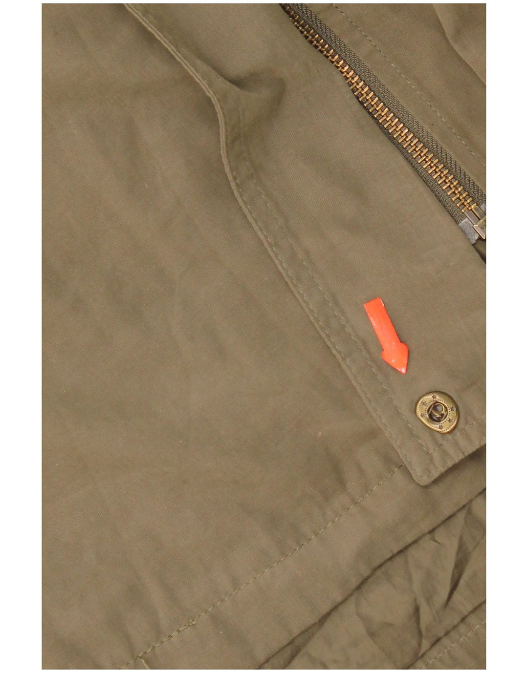 Γυναικείο Oasis Hooded Parka Jacket UK 10 Small Khaki Polyester