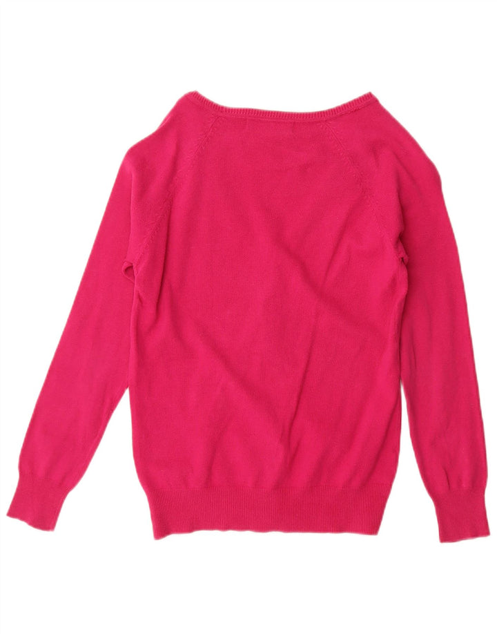 Zara Γυναικεία Ζακέτα UK 12 Medium Pink