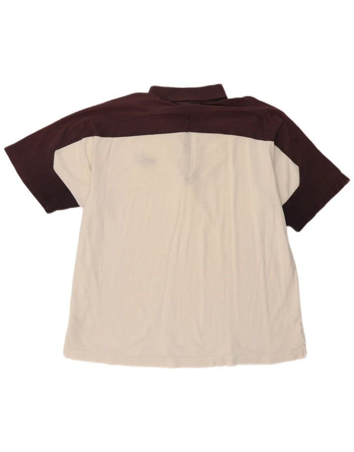 Ανδρικό μπλουζάκι πόλο PUMA XL Λευκό, βαμβακερό