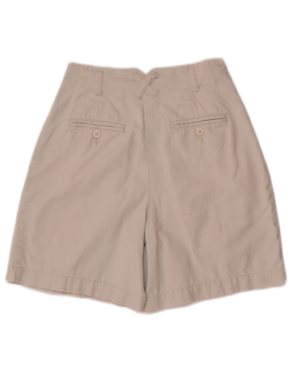 Ann Taylor Γυναικείο σορτς Chino με καρφίτσα US 2 XS W24 Λευκό βαμβακερό