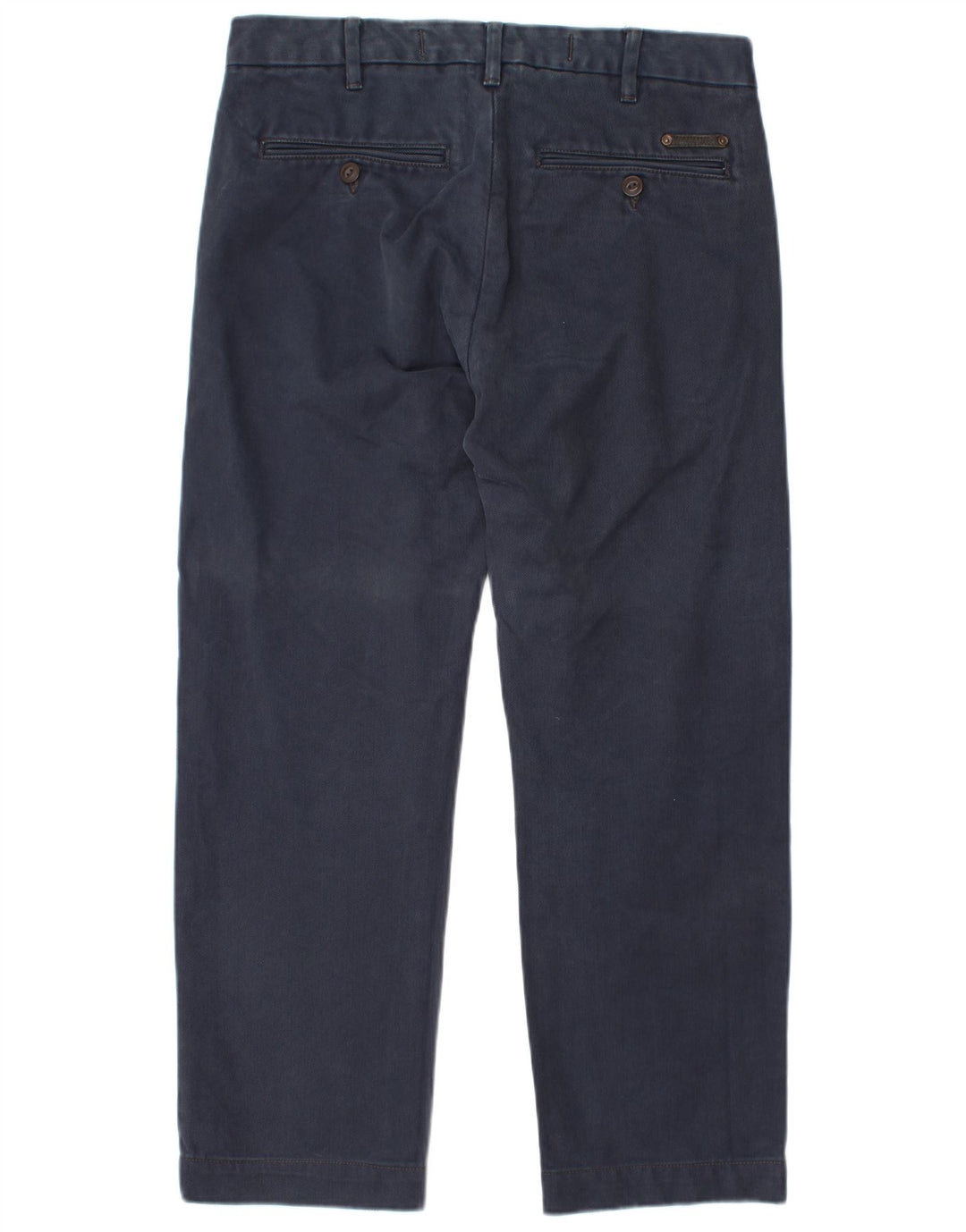 MARLBORO CLASSICS Ανδρικό ίσιο παντελόνι Chino W33 L28 Navy Blue Cotton