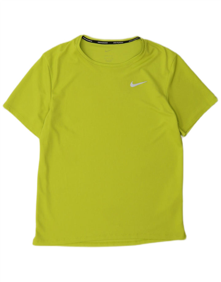 Ανδρικό T-shirt Nike Dri Fit T-shirt από μικρό πράσινο πολυεστέρα