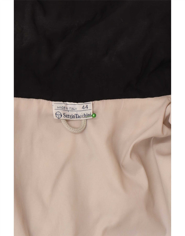 Sergio Tacchini Γυναικείο Αντιανεμικό Μπουφάν IT 44 Μεσαίο Μαύρο Γεωμετρικό