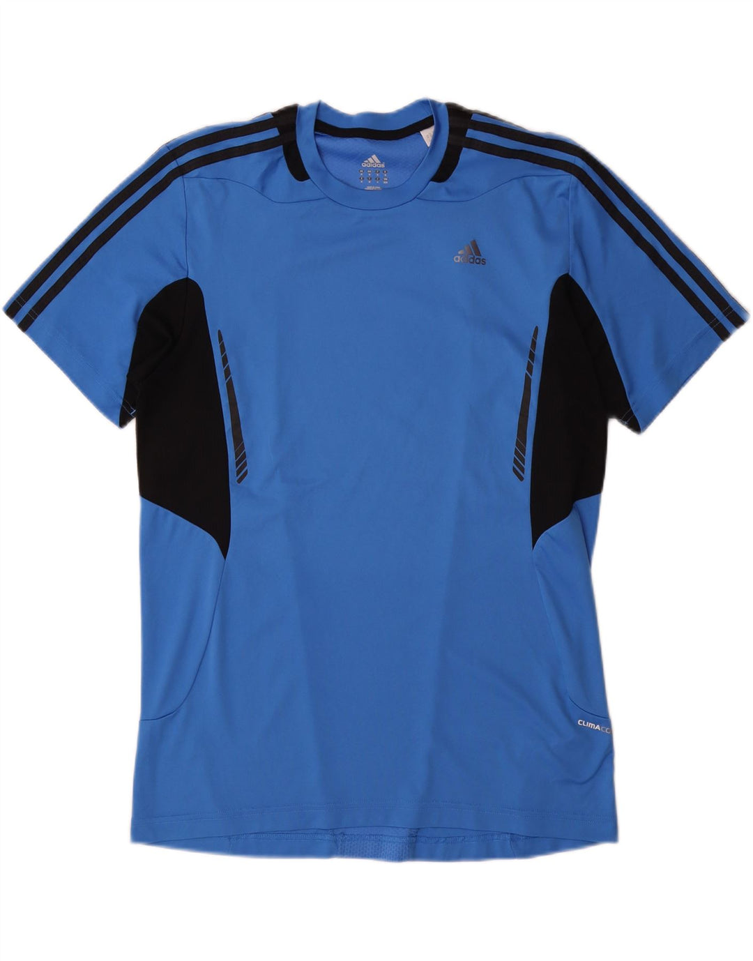 Ανδρικό T-Shirt Climacool ADIDAS Top Medium Blue Colorblock Πολυεστέρας