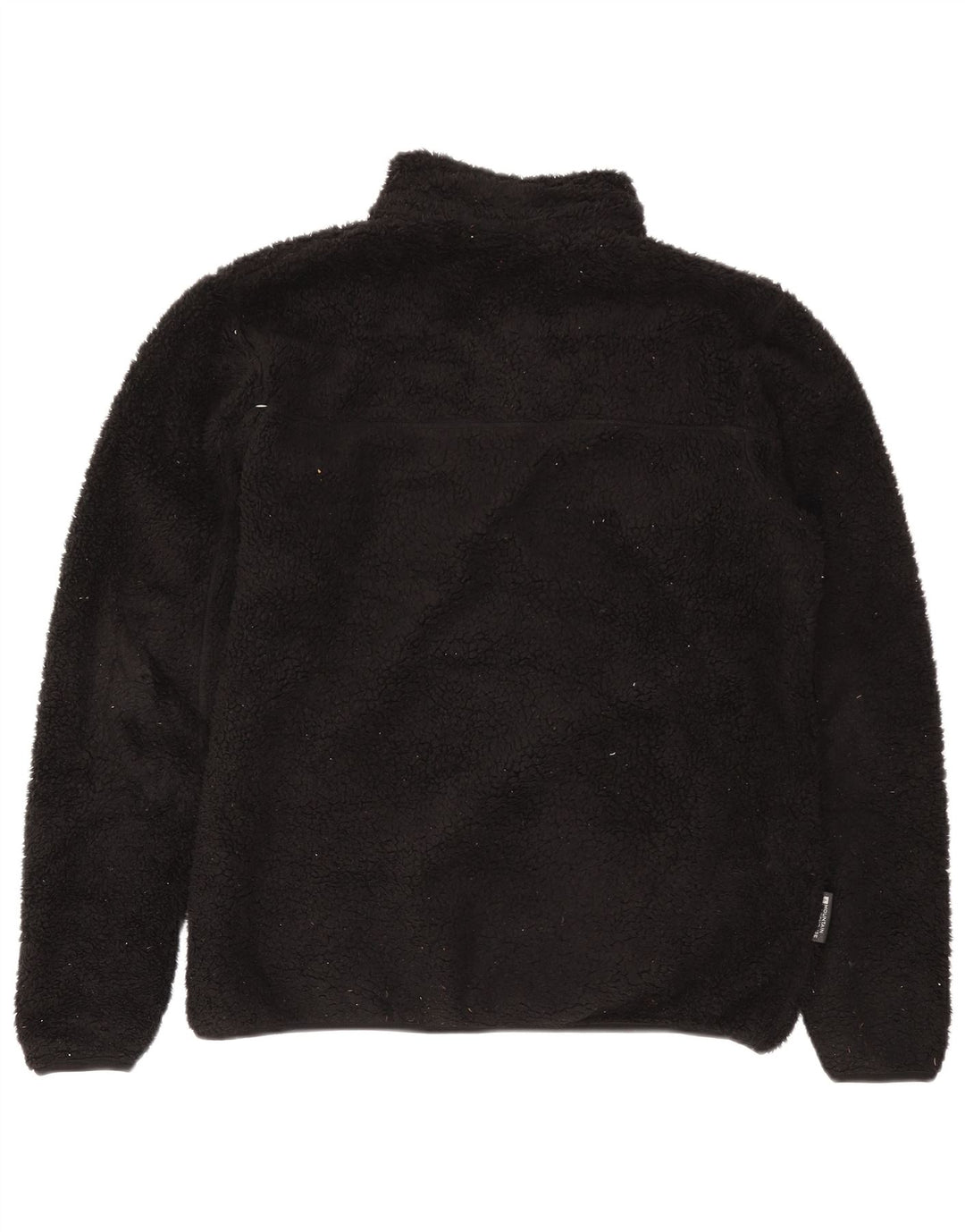 Mountain Warehouse Ανδρικό φερμουάρ Fleece Jumper Μεγάλος Μαύρος Πολυεστέρας