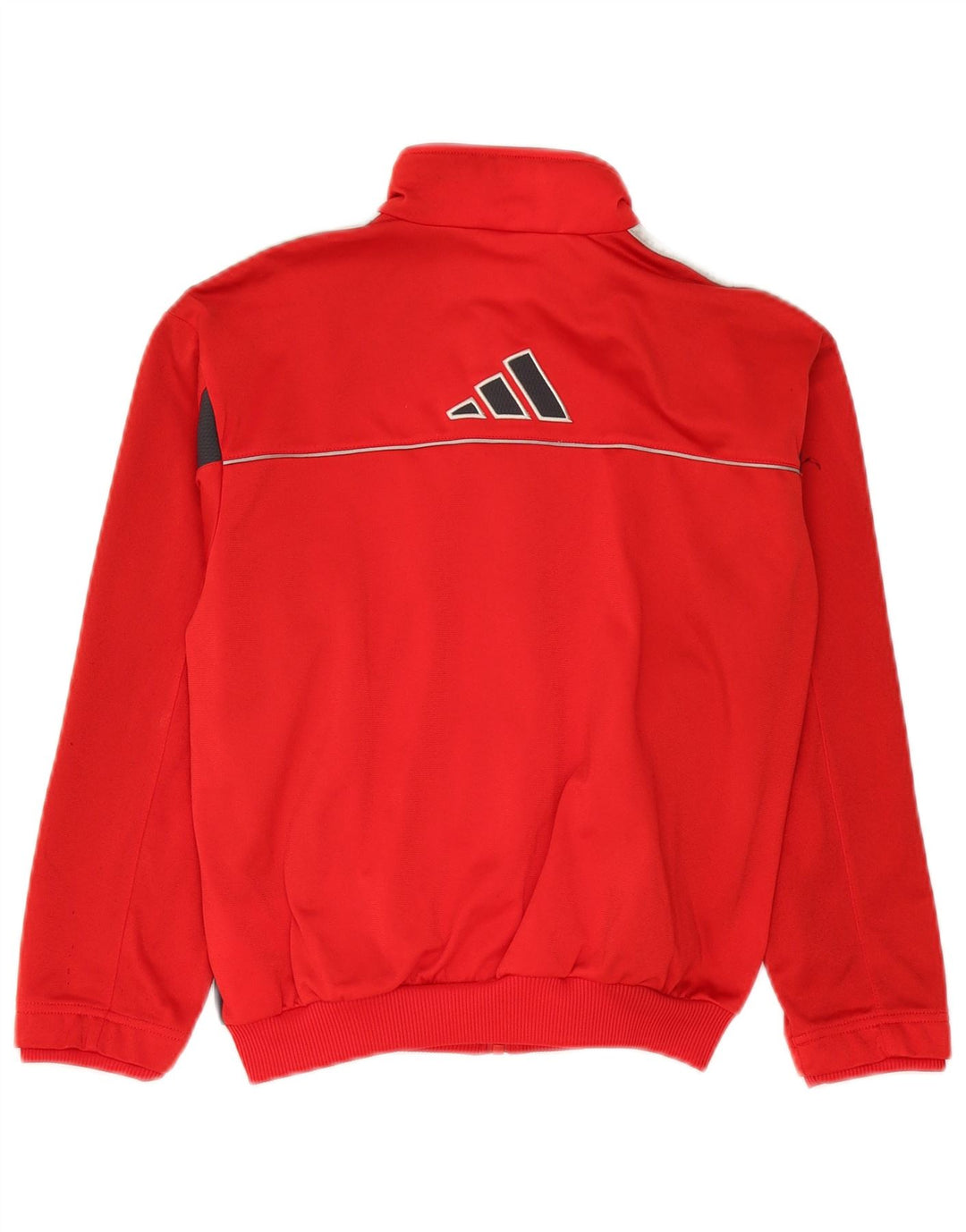 Κορυφαίο μπουφάν Adidas Boys Graphic αθλητική φόρμα 11-12 ετών Κόκκινο Colourblock