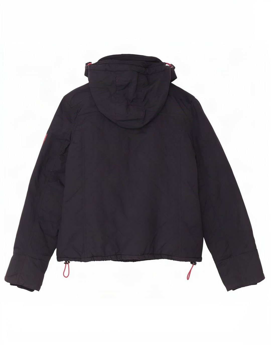 Superdry γυναικείο καπιτονέ μπουφάν με κουκούλα UK 14 Μεγάλο Navy Blue