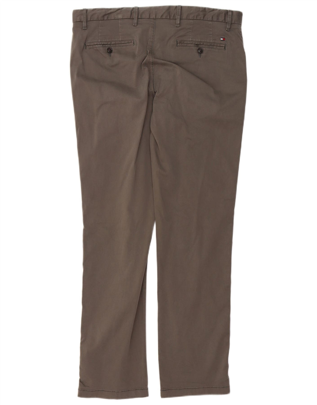 TOMMY HILFIGER Ανδρικό λεπτό παντελόνι Chino W36 L32 Γκρι βαμβακερό