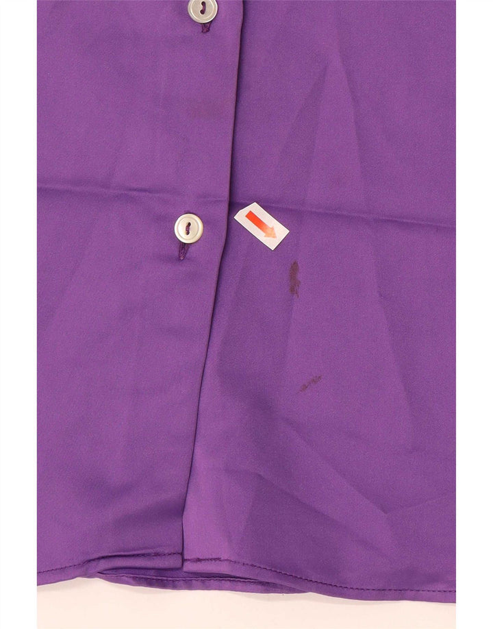 Και Γυναικείο Πουκάμισο Μπλούζα IT 48 XL Purple Polyester