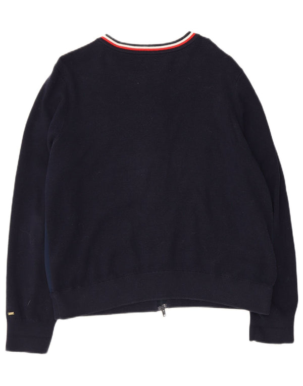 Tommy Hilfiger Γυναικεία ζακέτα UK 16 Large Navy Blue από βαμβάκι