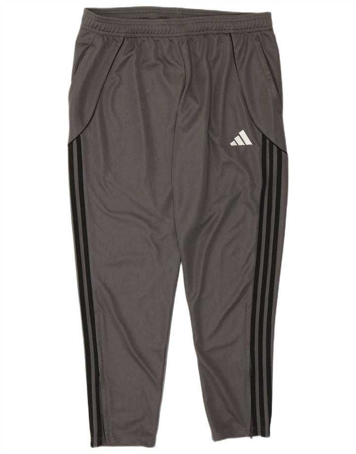 Ανδρική αθλητική φόρμα Adidas Slim Fit Παντελόνι XL Γκρι Πολυεστέρας
