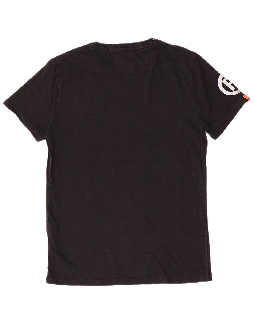Ανδρικό γραφικό T-Shirt Superdry Top Μεσαίο μαύρο βαμβακερό