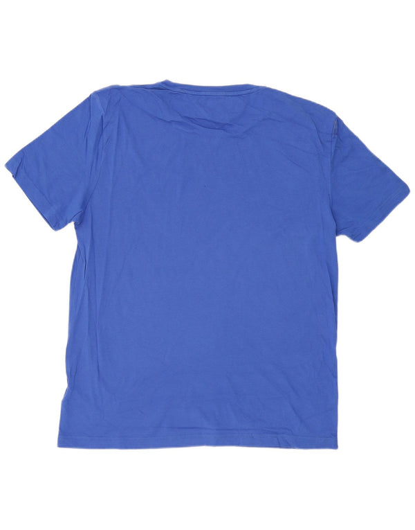 Ανδρικό γραφικό μπλουζάκι TOMMY HILFIGER 2XL Μπλε βαμβακερό