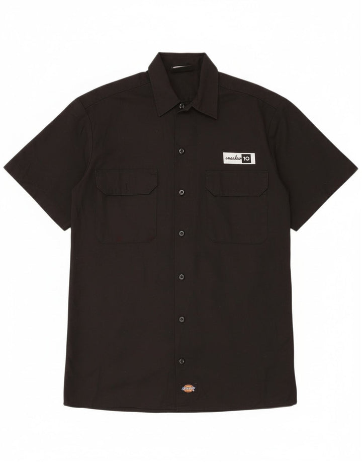 Ανδρικό κοντομάνικο πουκάμισο Dickies XS Μαύρο πολυεστέρα