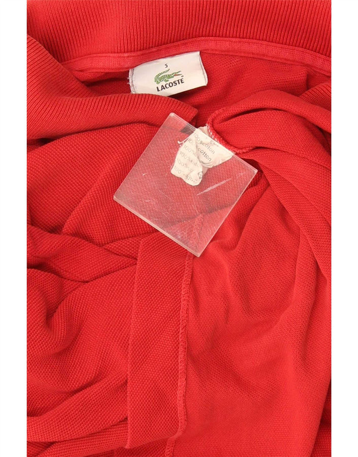 Ανδρικό πουκάμισο πόλο Lacoste, μέγεθος 5, μεγάλο κόκκινο βαμβακερό Classic