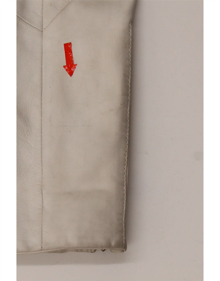 Conbipel Γυναικείο Biker Jacket IT 42 Medium White Leather