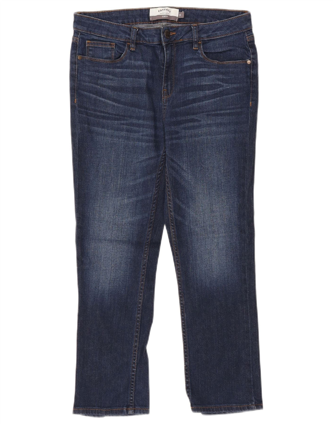 Fat Face Γυναικείο Slim Cropped Jeans UK 10 Small W30 L24 Blue Cotton