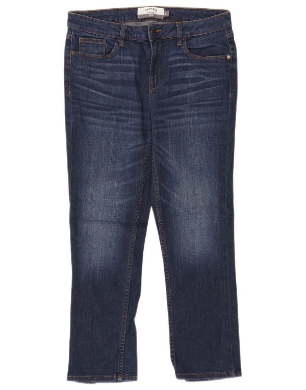 Fat Face Γυναικείο Slim Cropped Jeans UK 10 Small W30 L24 Blue Cotton
