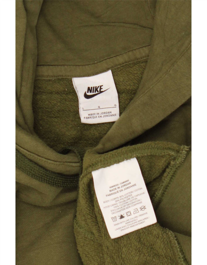 Ανδρικό φούτερ Nike, μεγάλο βαμβακερό χακί