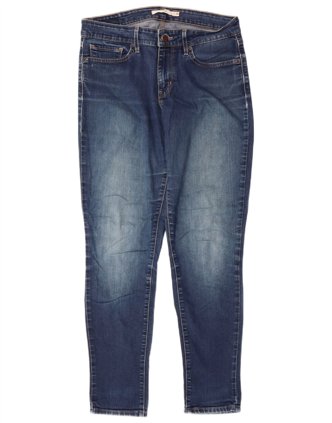 LEVI'S Γυναικείο Skinny Jeans W28 L28 Μπλε Βαμβακερό