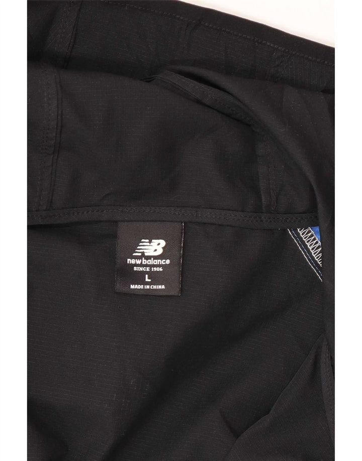 Ανδρική φόρμα γραφικών New Balance Top Jacket Large Black Colourblock